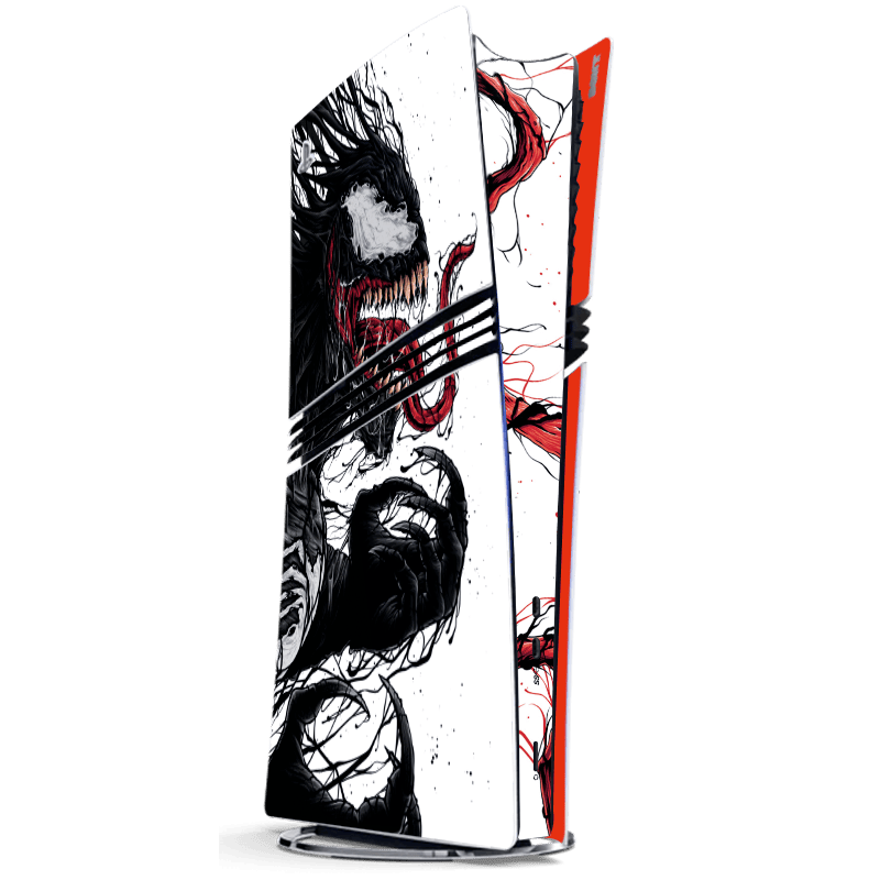 Venom vs Carnage Skin Playstation 5 Pro Xonebrand