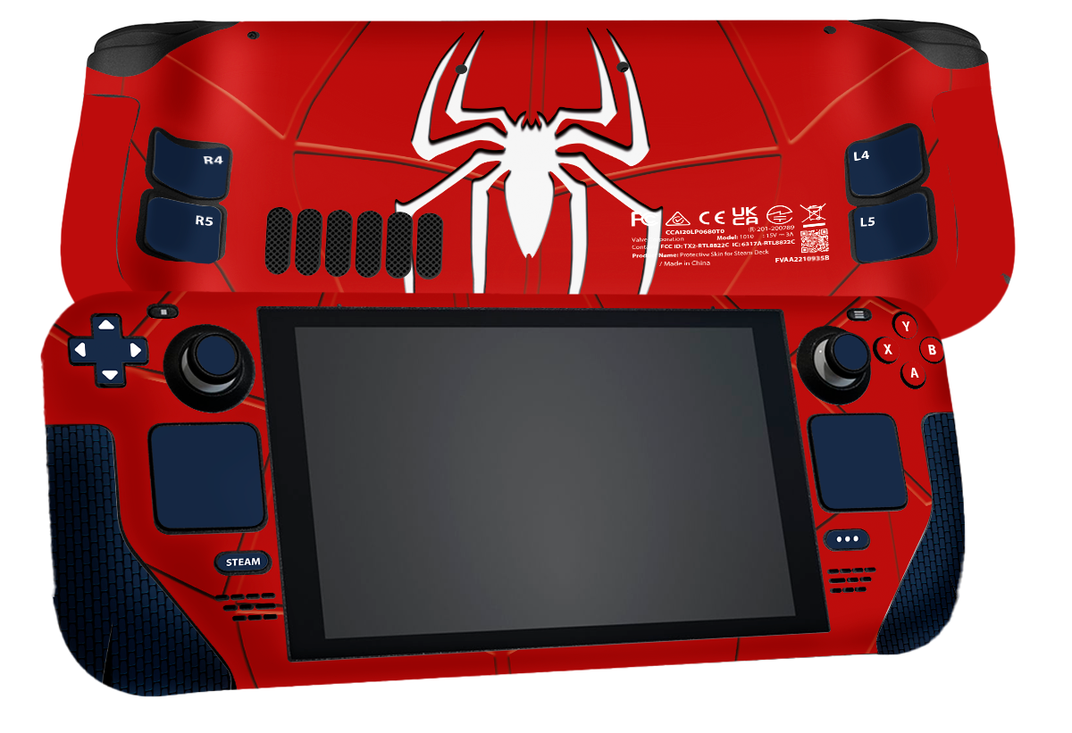 Spiderman Steam Deck Skin Xonebrand