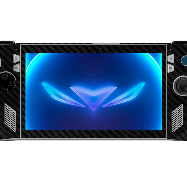 Fibra Carbono Negro & Rojo Skin Asus Rog Ally