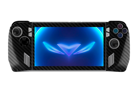 Fibra Carbono Negro & Rojo Skin Asus Rog Ally