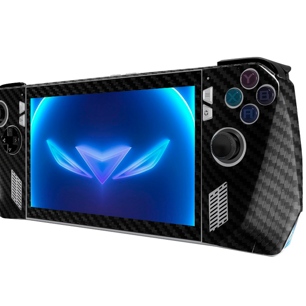 Fibra Carbono Negro & Rojo Skin Asus Rog Ally