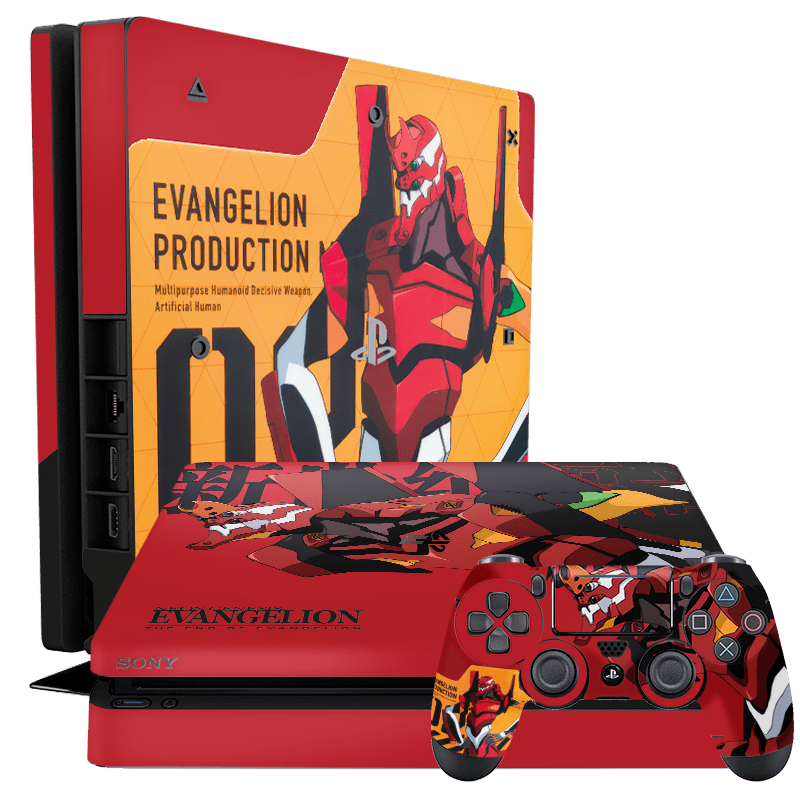 Evangelion Eva-02 PS4 Slim Bundle Skin