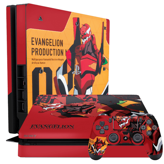 Evangelion Eva-02 PS4 Slim Bundle Skin