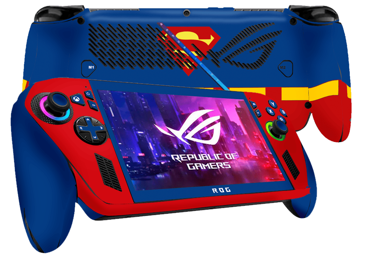 Superman ROG Xbox Ally Skin Xonebrand