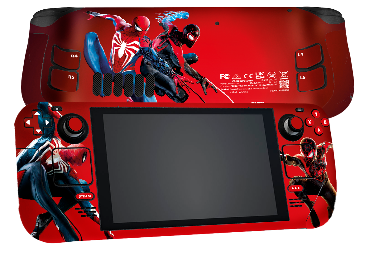 Spiderman Steam Deck Skin Xonebrand