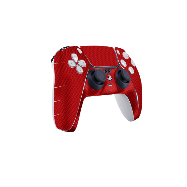 Fibra Carbono Rojo Skin Playstation 5 Slim