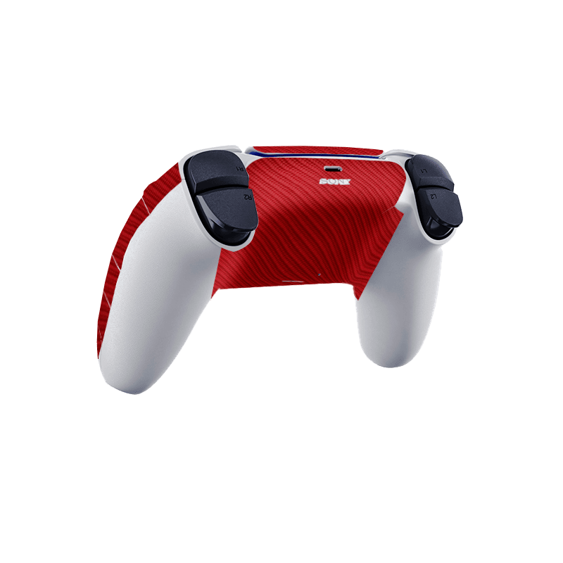 Fibra Carbono Rojo Skin Playstation 5 Slim