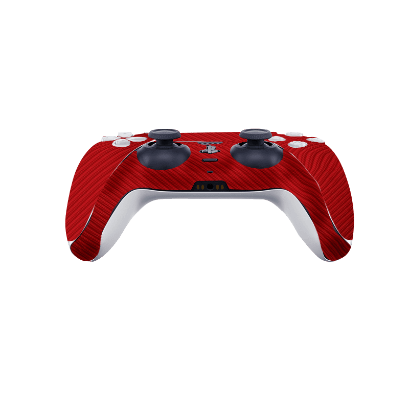 Fibra Carbono Rojo Skin Playstation 5 Slim