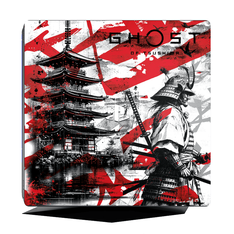Ghost of Tsushima Skin Playstation 4 Pro Xonebrand