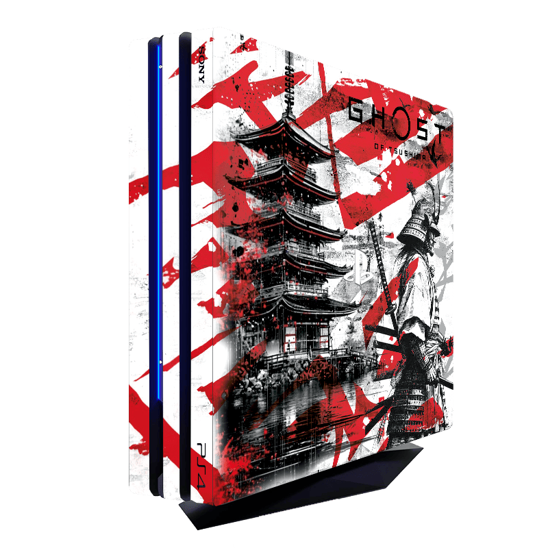 Ghost of Tsushima Skin Playstation 4 Pro Xonebrand