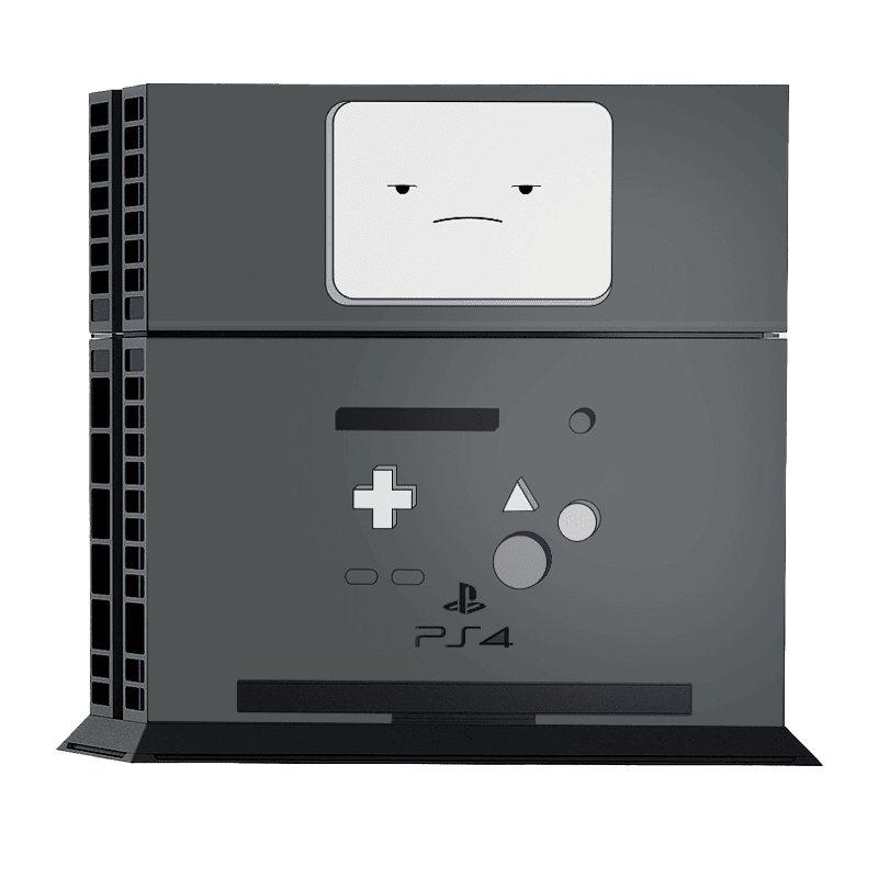 BMO Skin Playstation 4 Fat Xonebrand