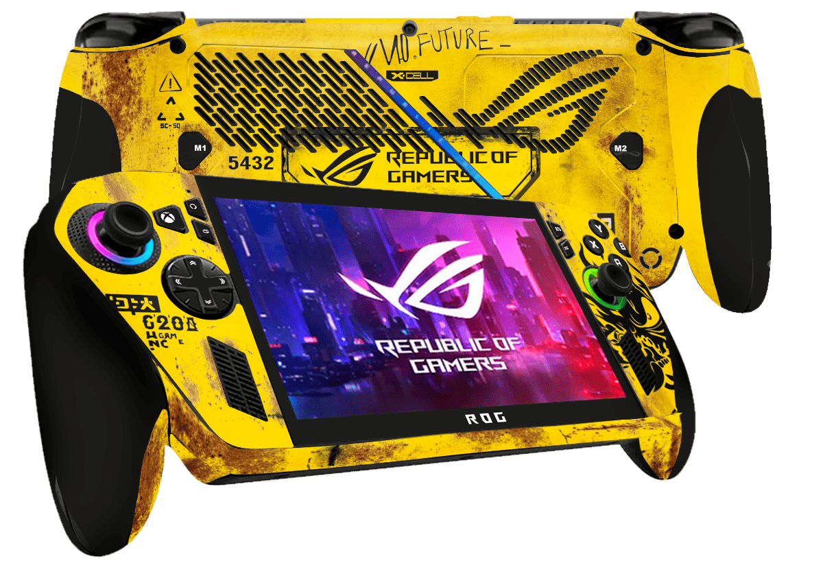 Cyberpunk ROG Xbox Ally Skin Xonebrand