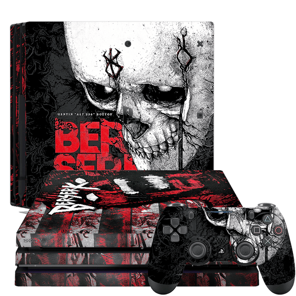 Berserk Skin Playstation 4 Pro Xonebrand