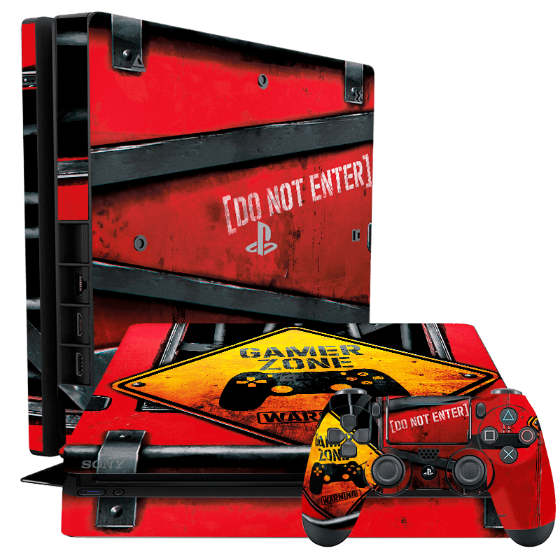Gamer Zone Skin Playstation 4 Slim Xonebrand
