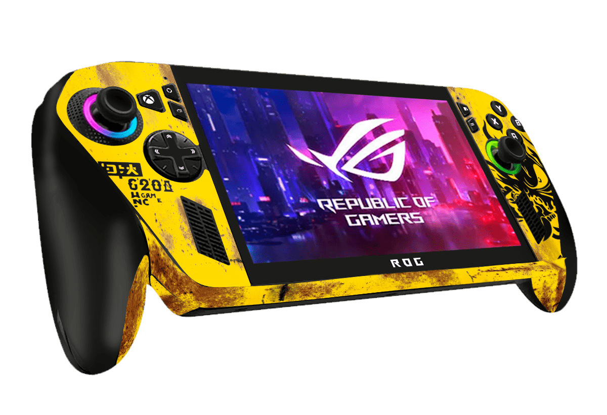 Cyberpunk ROG Xbox Ally Skin Xonebrand