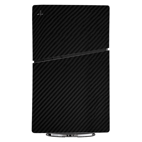 Fibra Carbono Negro & Rojo Skin Playstation 5 Slim