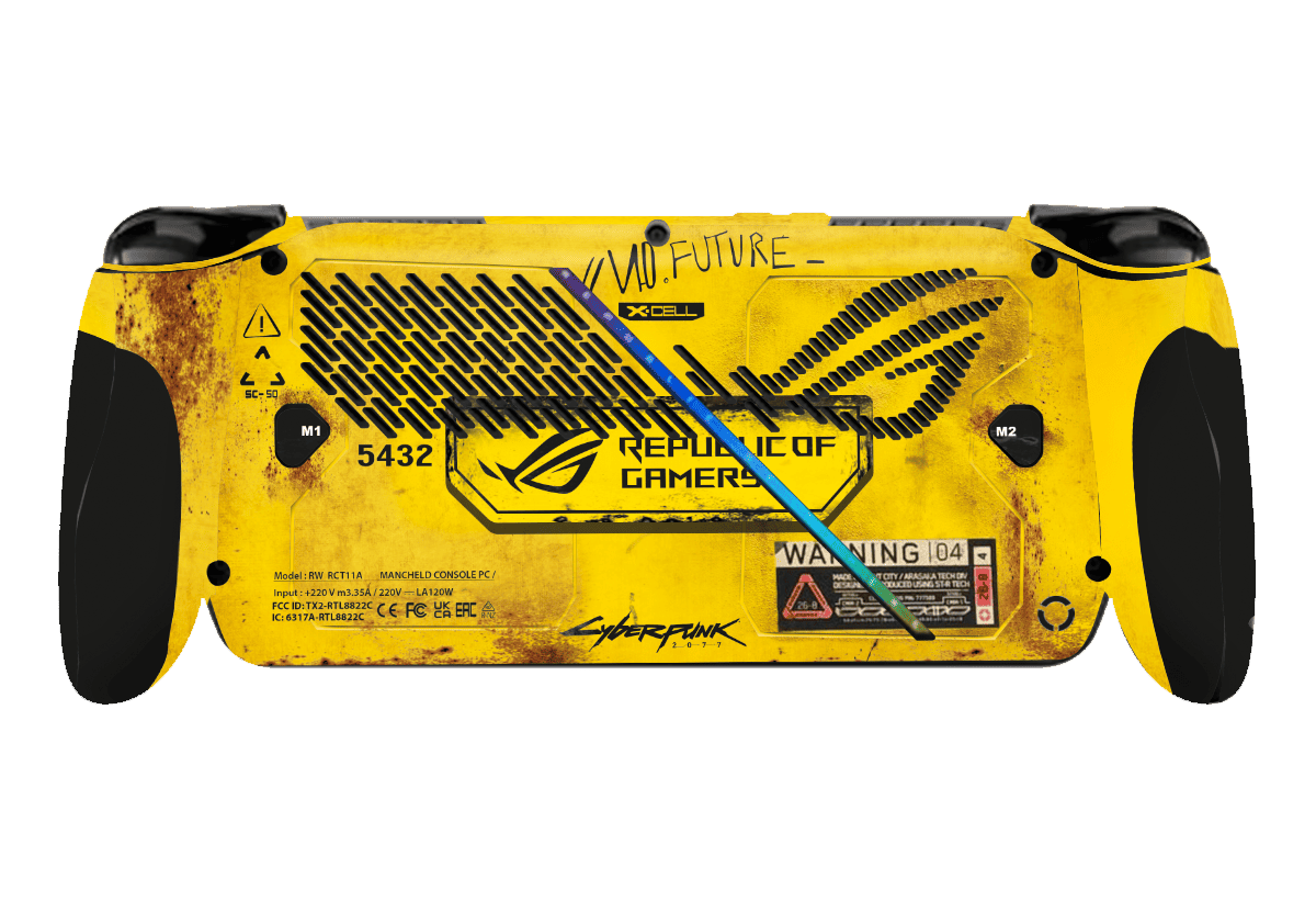 Cyberpunk ROG Xbox Ally Skin Xonebrand