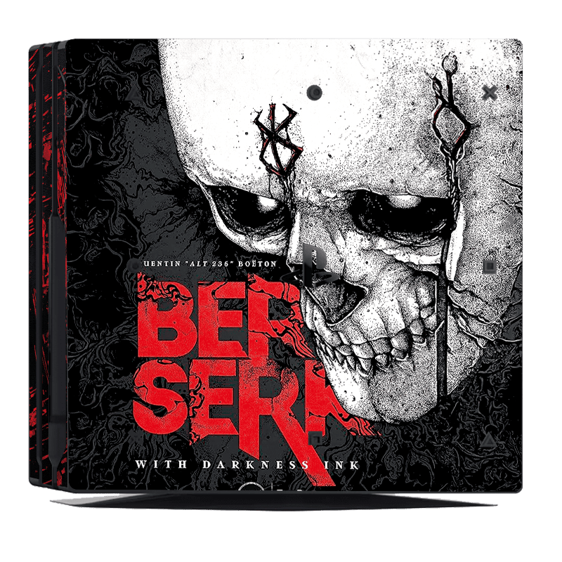 Berserk Skin Playstation 4 Pro Xonebrand