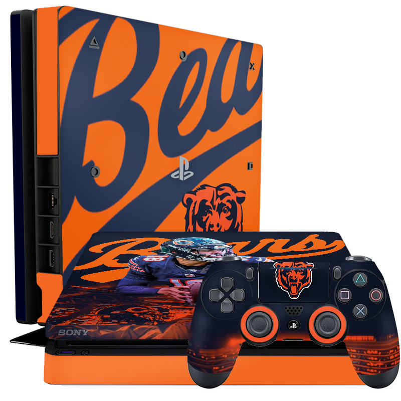 Chicago Bears Skin Playstation 4 Slim Xonebrand
