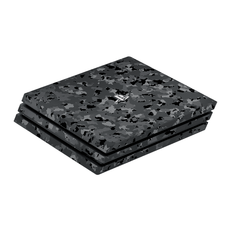 Camuflado Negro Skin Playstation 4 Pro Xonebrand