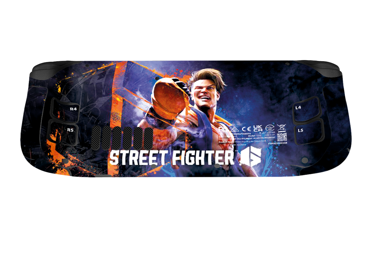 Street Fighter Steam Deck Skin Xonebrand
