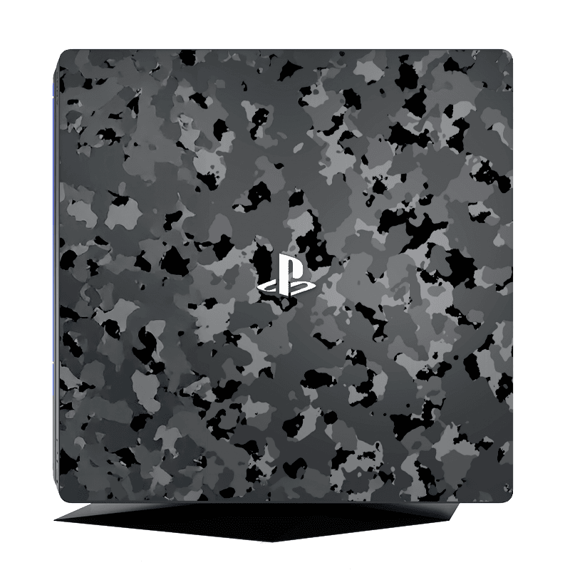 Camuflado Negro Skin Playstation 4 Pro Xonebrand
