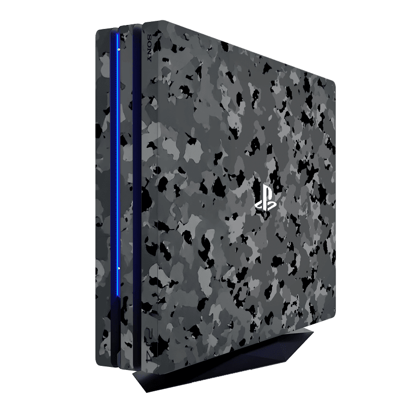 Camuflado Negro Skin Playstation 4 Pro Xonebrand
