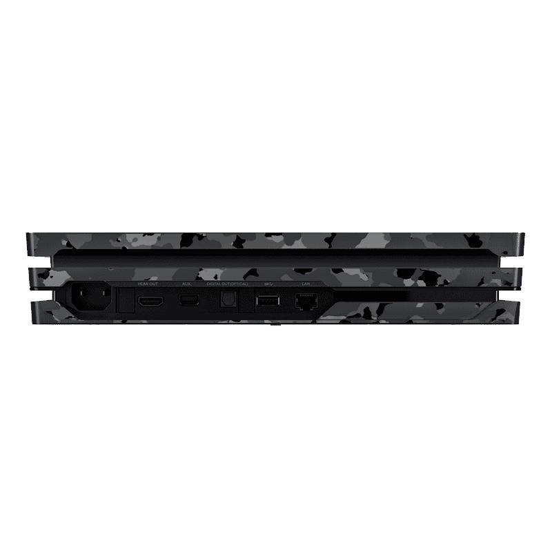 Camuflado Negro Skin Playstation 4 Pro Xonebrand