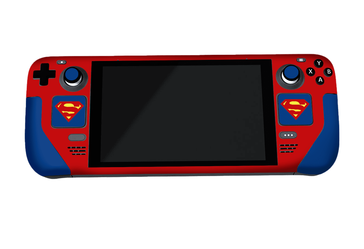 Superman Steam Deck Handheld Gaming Computer Skin