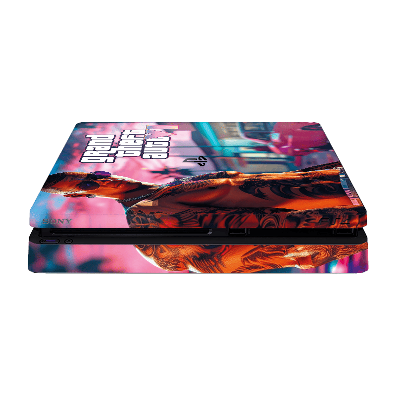 GTA VI Skin Playstation 4 Slim Xonebrand