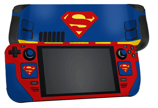 Superman Steam Deck Handheld Gaming Computer Skin