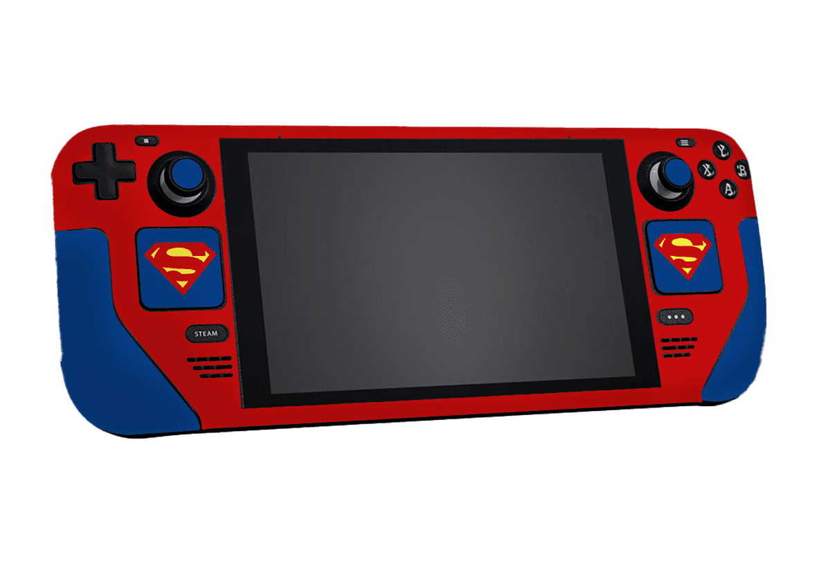 Superman Steam Deck Handheld Gaming Computer Skin