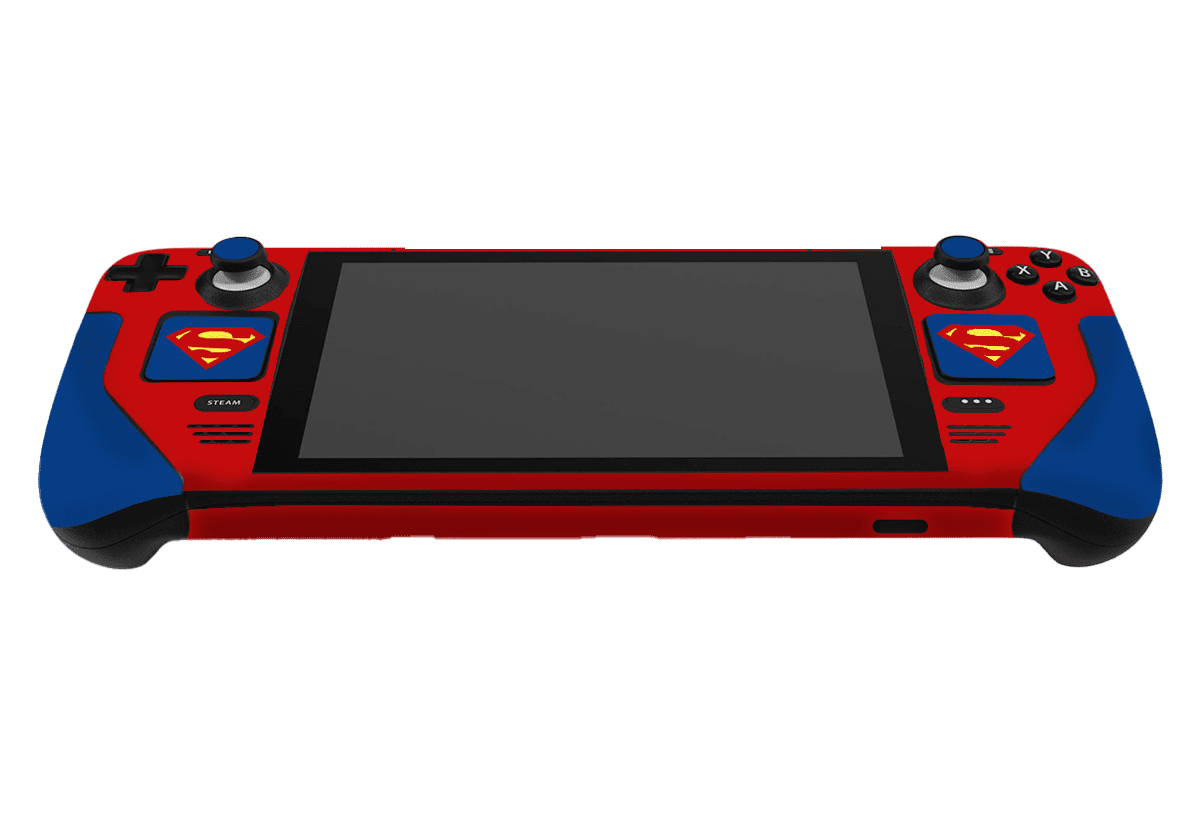 Superman Steam Deck Handheld Gaming Computer Skin