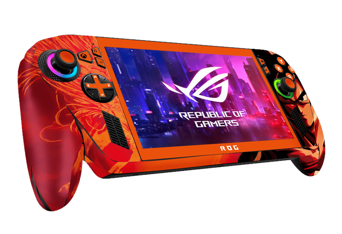 Dragon Ball Goku ROG Xbox Ally Skin Xonebrand