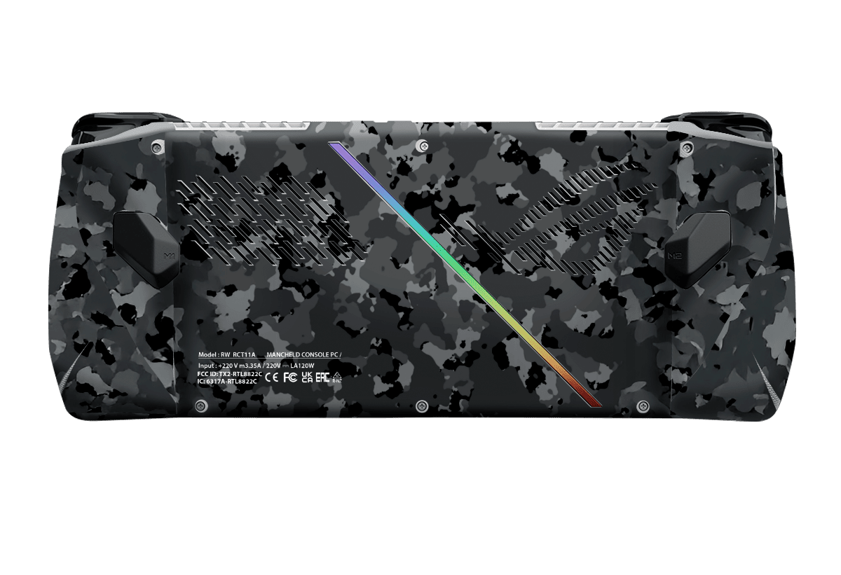 Camuflado Negro Skin Asus Rog Ally Xonebrand