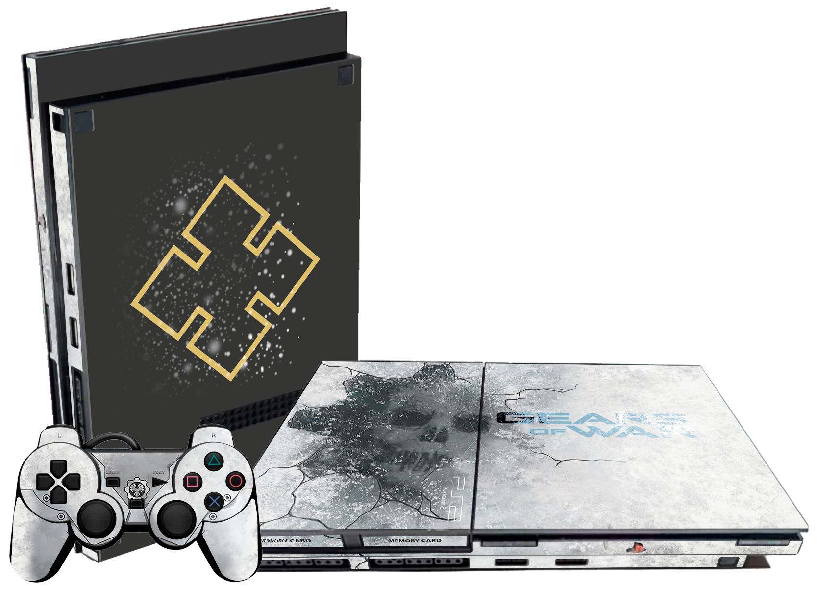 Gears of War Skin Playstation 2 Slim