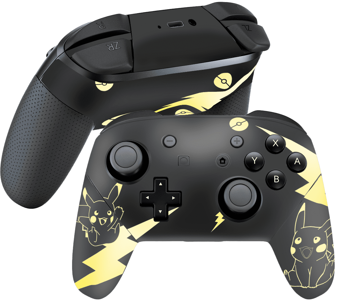 Pokemon Pikachu Skin Nintendo Switch Pro Controller