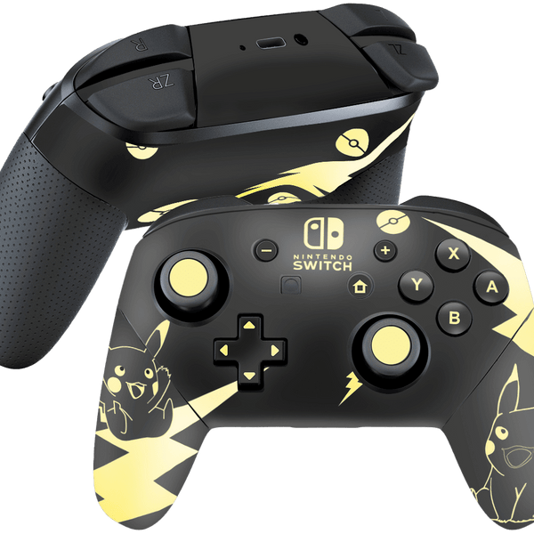 Pokemon Pikachu Skin Nintendo Switch Pro Controller Xonebrand