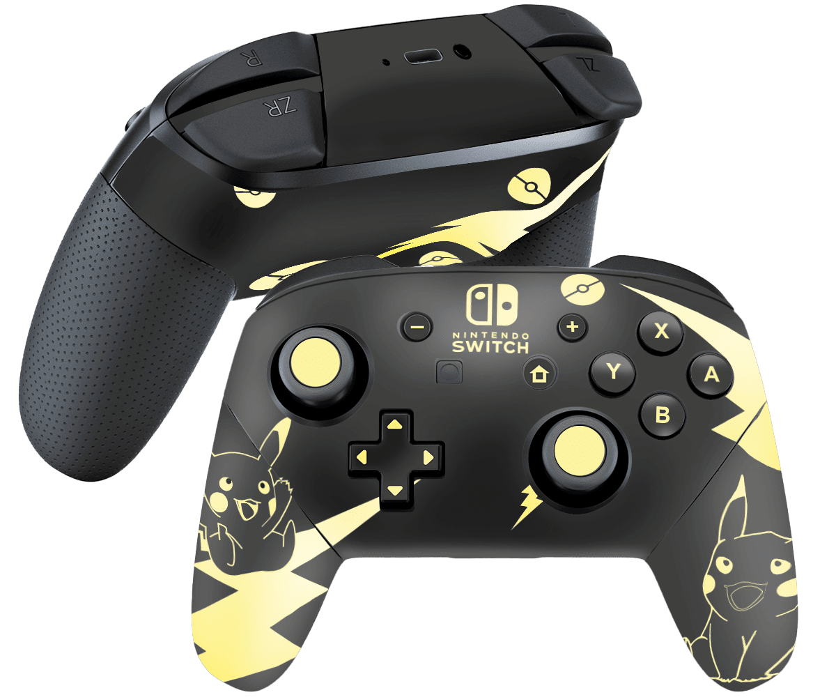 Pokemon Pikachu Skin Nintendo Switch Pro Controller Xonebrand