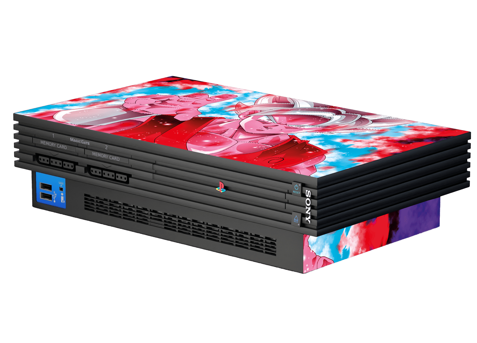 Dragon Ball Goku Ultra Skin Playstation 2 Fat Xonebrand