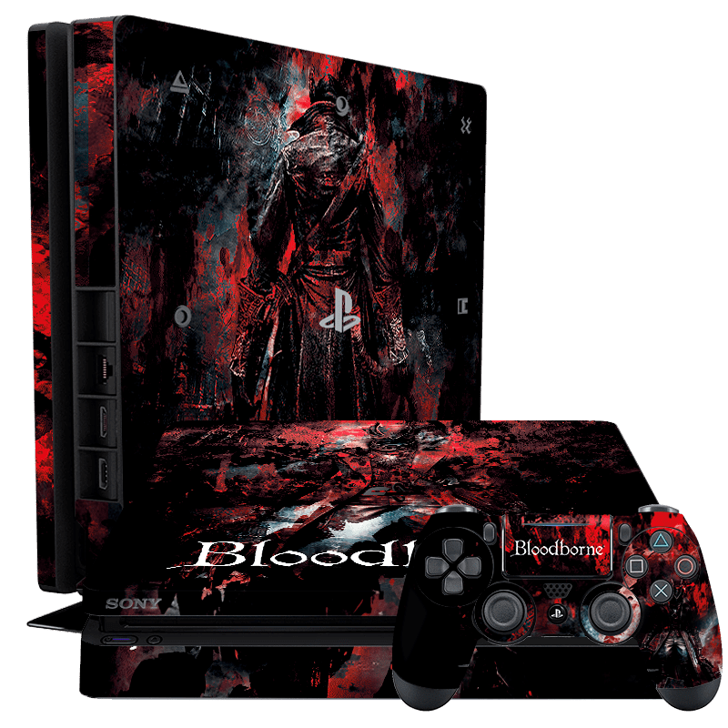 Bloodborne Skin Playstation 4 Slim Xonebrand