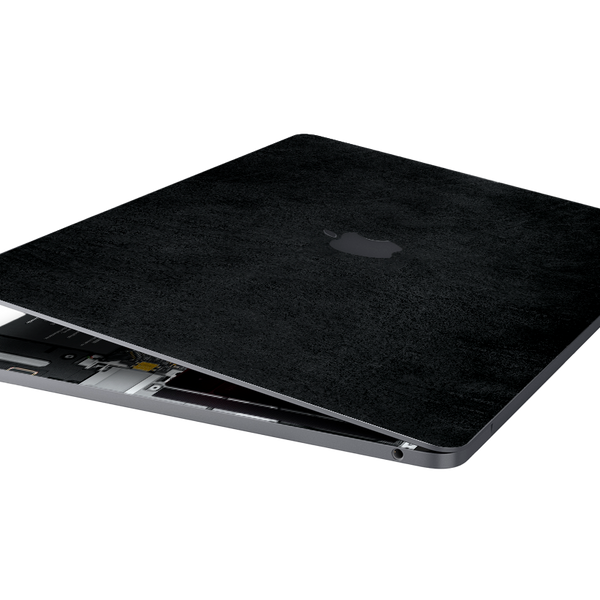 Capa de couro preta desmontável para Mackbook Pro 16