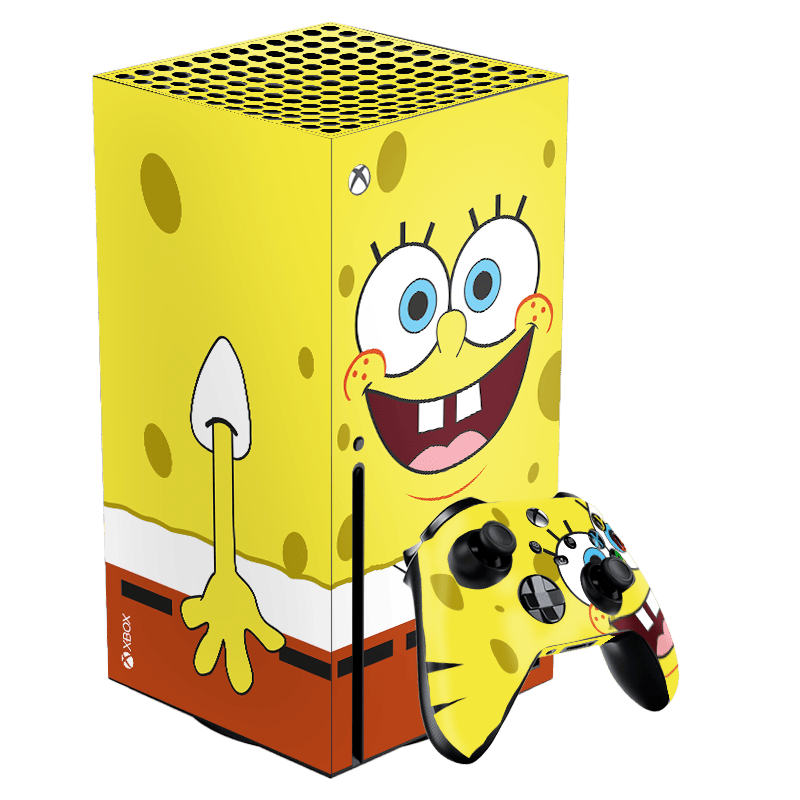 SpongeBob SquarePants Xbox Series X Skin Xonebrand