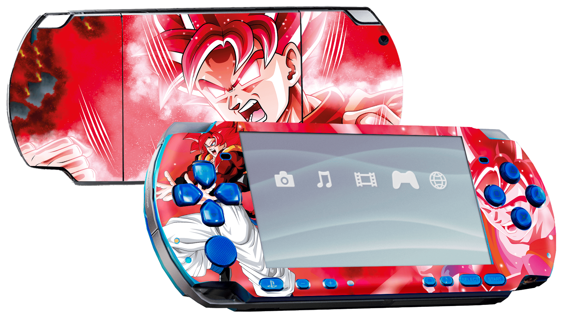 Dragon Ball Goku PSP Handheld Gaming Bundle Skin