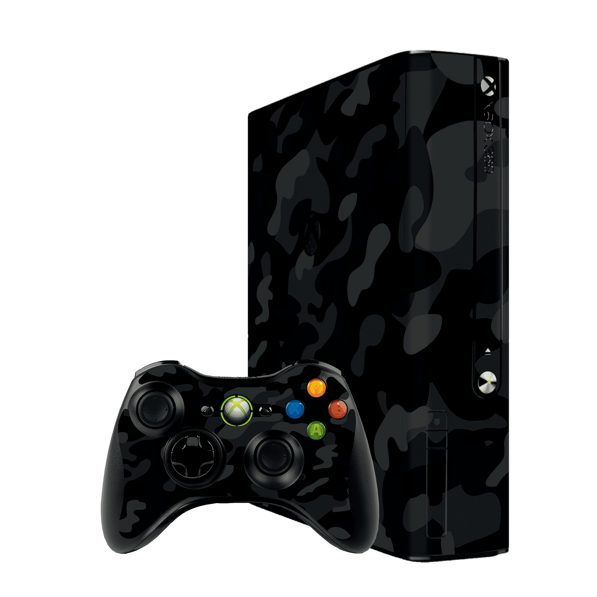 Camuflado Negro Skin Xbox 360 E Xonebrand