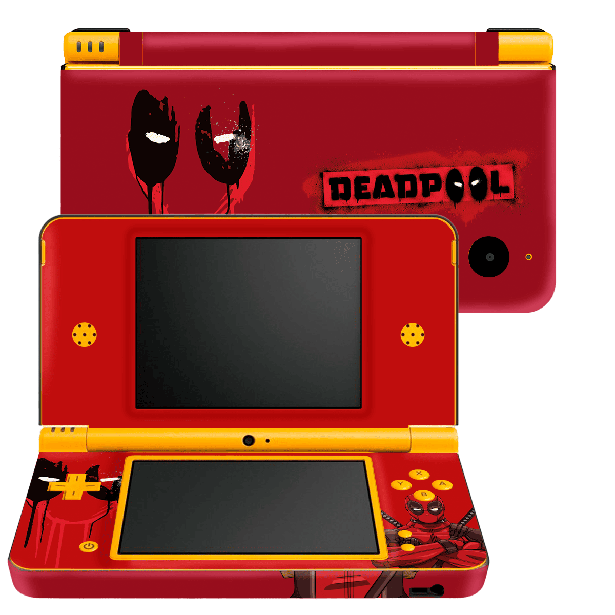 Deadpool Skin Nintendo DSi XL (2009) Xonebrand