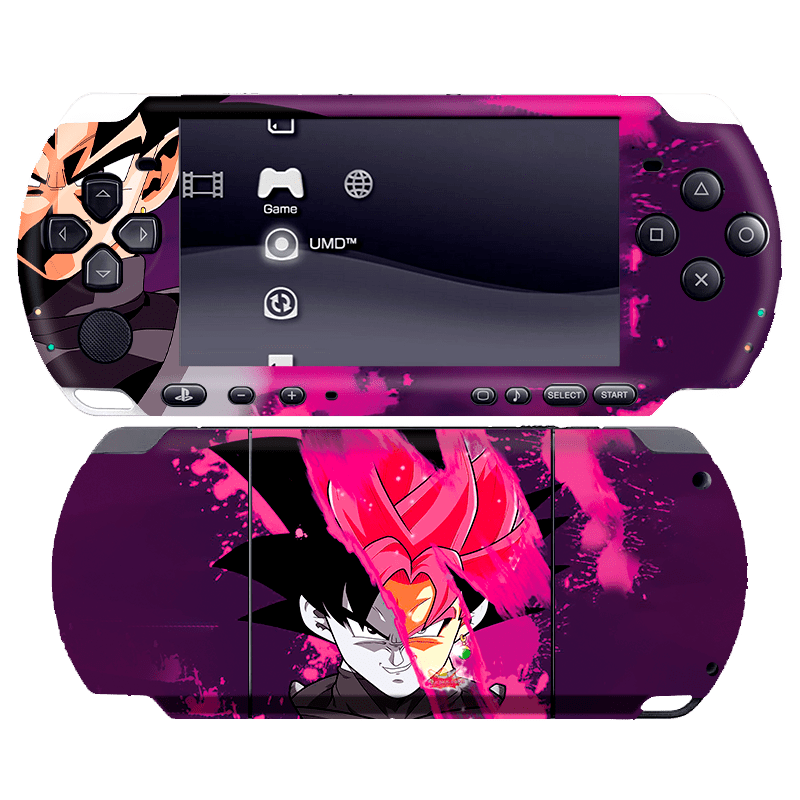 Dragon Ball Goku Black PSP portátil para juegos Bundle Skin