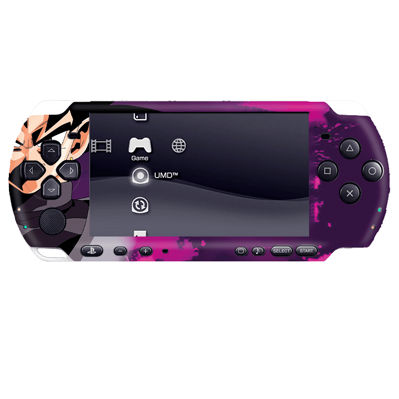 Dragon Ball Goku Black PSP portátil para juegos Bundle Skin