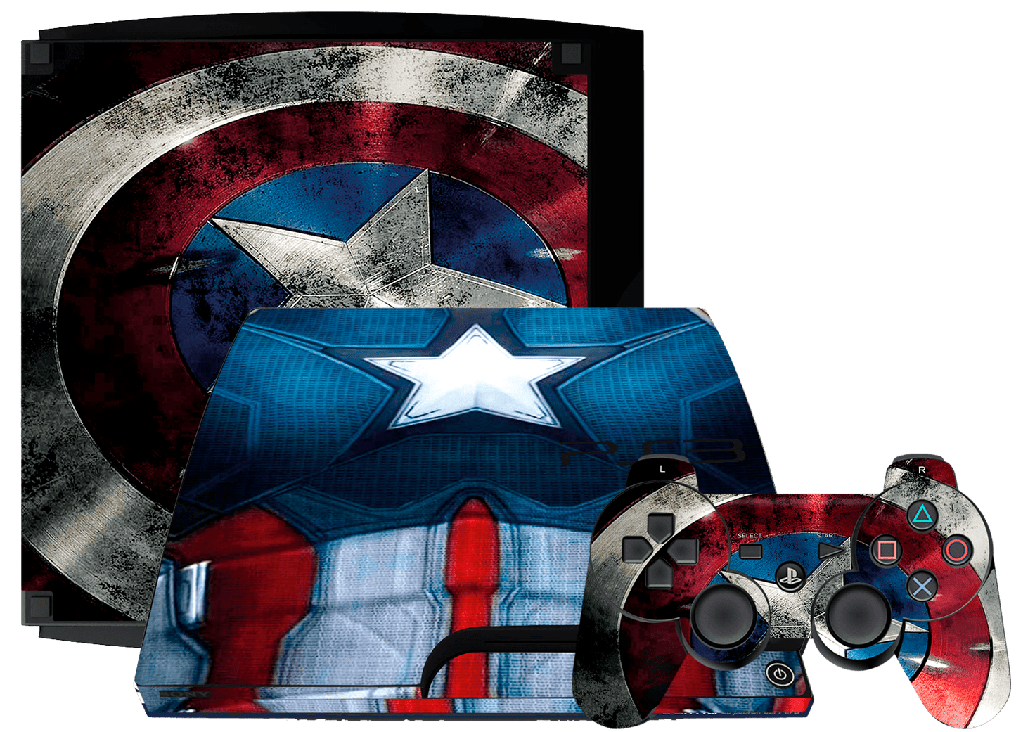 Capitan America PS3 Slim Bundle Skin