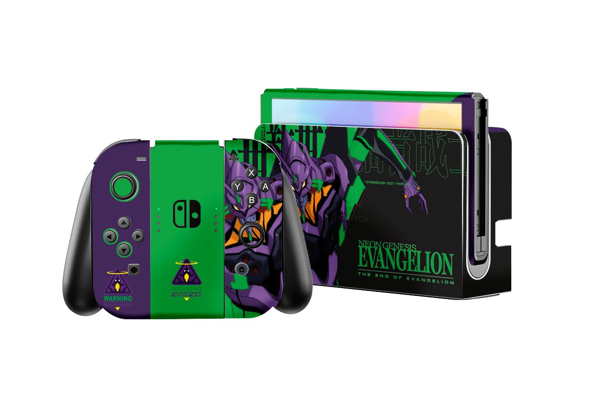 Evangelion Eva-01 Nintendo Switch Oled (2021) Skin